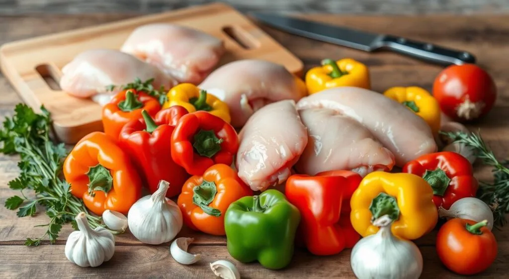 chicken and bell pepper ingredients chicken and bell pepper ingredients