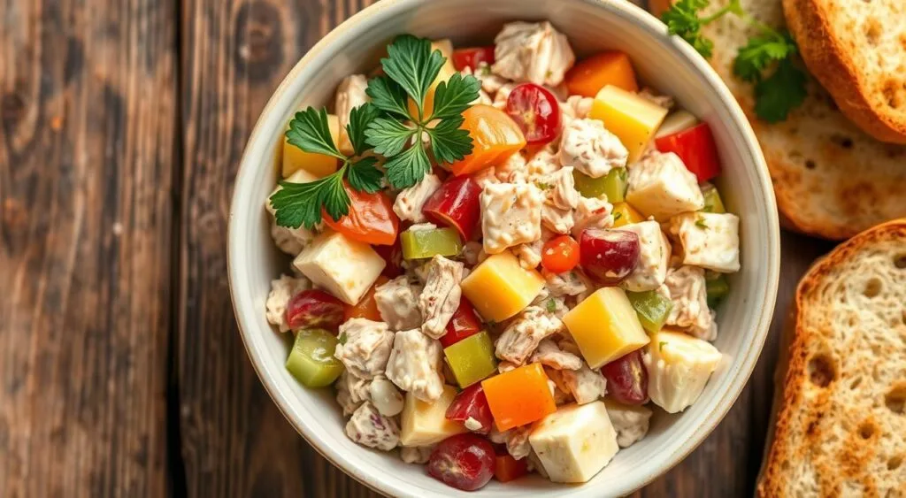 chicken salad recipe with eggs​