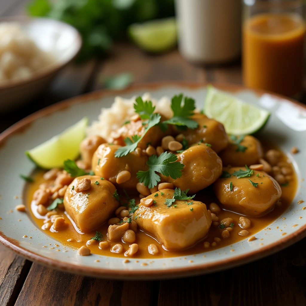 chicken with peanut butter -recipe​