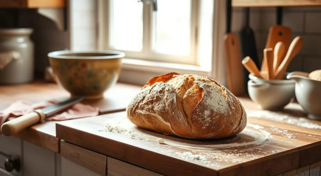 Baking sourdough bread Baking sourdough bread