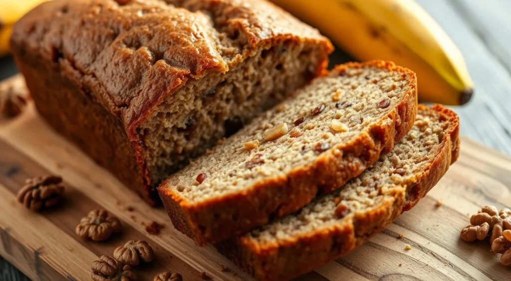 Perfectly baked banana nut bread Perfectly baked banana nut bread