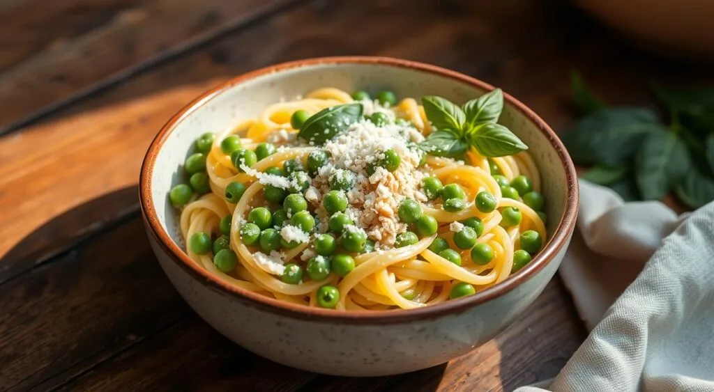 pasta and peas recipe​