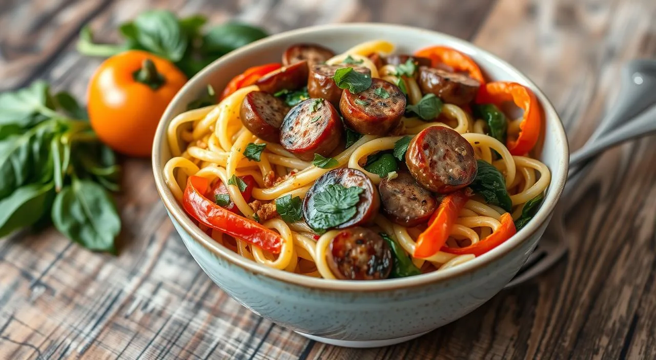 smoked sausage and pasta recipes​