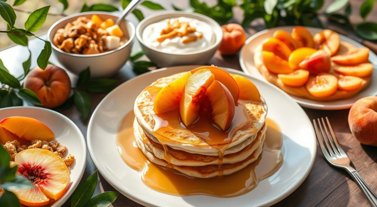 peach breakfast recipes​