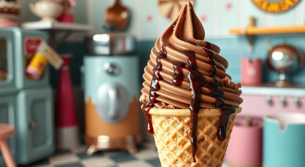 Chocolate Fudge Swirl Ice Cream