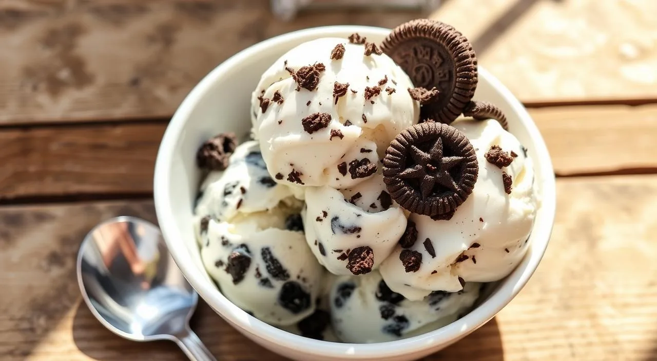 cookies and cream ice cream recipe​